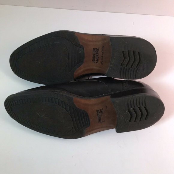 Johnston Murphy Signature Series Black Leather Cap Toe Derby Shoes 10.5 M‎ 13501 main image 11